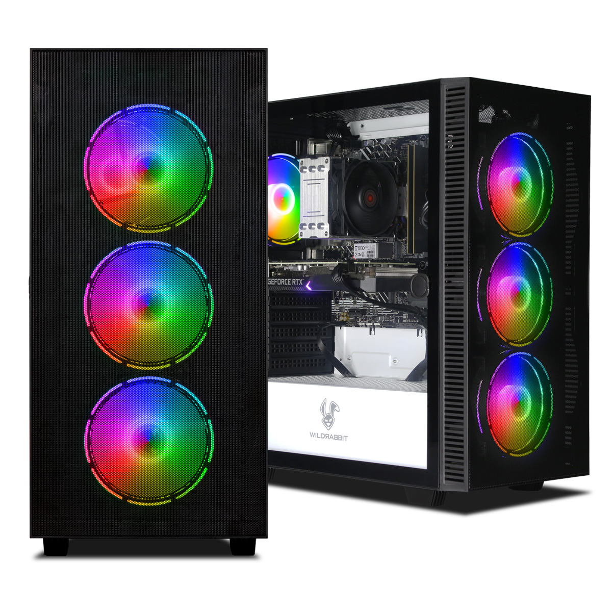 Voltix Gaming V3 | Intel Core i7-13700F | Nvidia GeForce RTX 5060 8GB | 32GB DDR5 RAM | 1TB NVMe SSD | Windows 11 | WLAN & Bluetooth | Libre Office